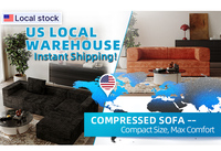 Multifunktionales Modernes Modulares Schlafsofa mit Komprimierbarer Schaumstofffüllung für Apartments