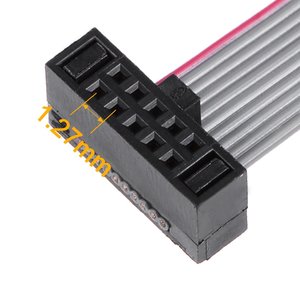 Câble plat à 10 broches SATA Uxcell, connecteur femelle, 20 cm, pas de 1,27 mm, pour câblage interne dans les équipements de bureau, les machines vidéo - Product Image 5