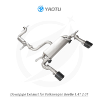 YT Mittelteil-Auspuffanlage mit Elektronischen Doppelventilen für Volkswagen Beetle 1.4T / 2.0T