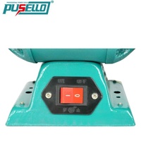Meuleuse de table industrielle PUSELLO 200 mm, machine à polir électrique avec épaisseur de meule de 22 mm pour usage domestique ou en atelier