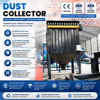 Système de collecte des poussières pour le recyclage des déchets avec filtre à jet pulsé, dépoussiéreur industriel pour ligne de production de concassage