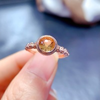 Koleksi Cincin Batu Permata Potongan Kembang Api Premium, Cincin Mewah Perak 925 Berhias untuk Hadiah Perusahaan dan Acara
