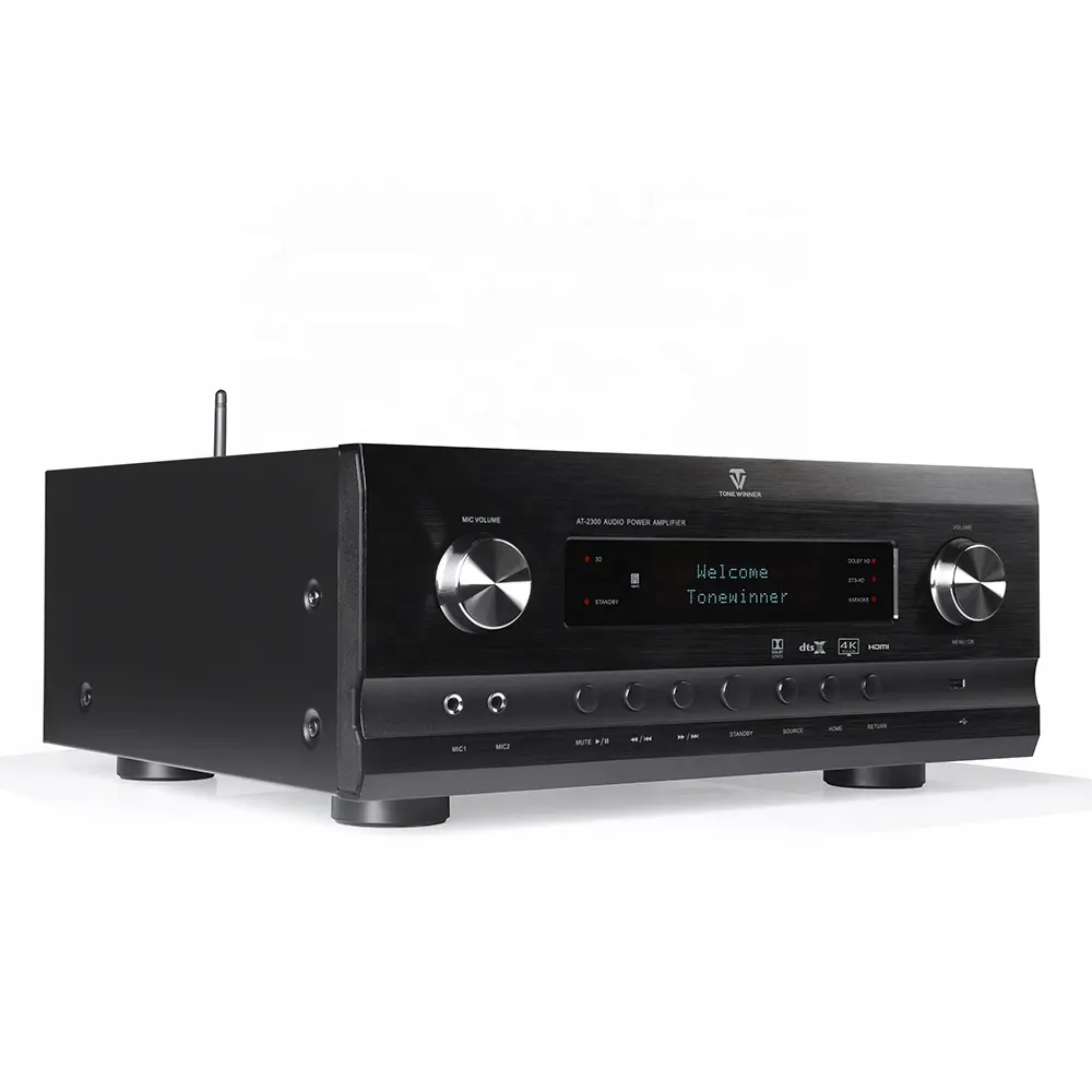 무료 배송 공장 공급 AVR 7.1 가라오케 통합 사운드 전원 믹서 클래스 d 튜브 보드 돌비 atmos av 수신기 앰프