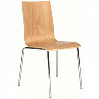 Chaise de salle à manger rembourrée en bois robuste pour cantine scolaire, directement de l'usine certifiée ISO