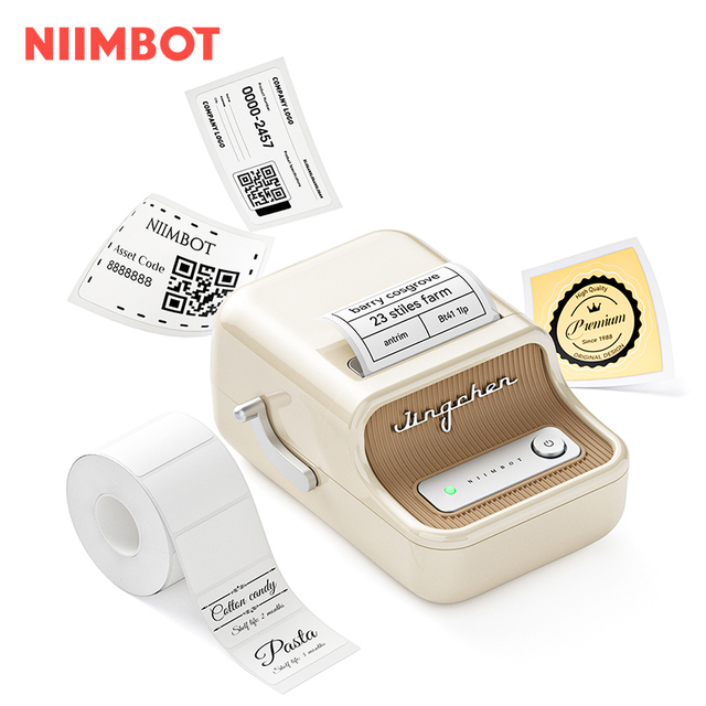 NiiMbot New Design Mini Wireless Thermal Label Rolls Printer Smart Photo Printer