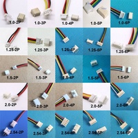 Connecteur de câble PCB mâle femelle Micro JST PH 2.0 2P 3P 4P 5P 6 broches pour faisceau de câblage électronique