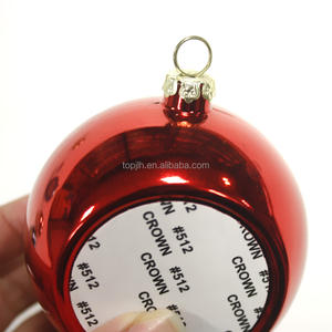 Topjlh Vierges <span class=keywords><strong>de</strong></span> sublimation personnalisés Ornement <span class=keywords><strong>de</strong></span> <span class=keywords><strong>Noël</strong></span> avec <span class=keywords><strong>photo</strong></span> Meilleur cadeau pour maman <span class=keywords><strong>papa</strong></span> enfants - Product Image 5