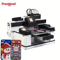 Máquina de impresión digital Procolored Impresora 3D Tarjeta de identificación 6090 Impresora plana UV para impresión de tarjetas de funda de teléfono
