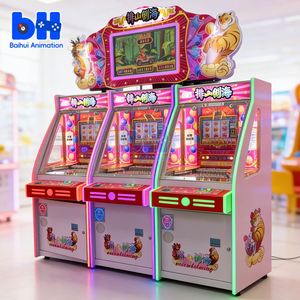 เครื่องเล่นเกมหยอดเหรียญเชิงพาณิชย์ขนาดใหญ่ของ Baihui Animation สำหรับเครื่องดันเหรียญและอุปกรณ์ความบันเทิงทางวิดีโอ - Product Image 1