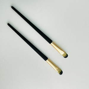 Pinceles de ojo de Precisión única de oro negro de alta calidad pincel plano sombra de <span class=keywords><strong>ojos</strong></span> pincel de mezcla individual ojo - Product Image 3