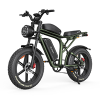 Vélo électrique hybride avec freins à disque hydrauliques, double batterie amovible 48V17AH 48V20Ah pour une utilisation longue durée en extérieur sur surfaces variées