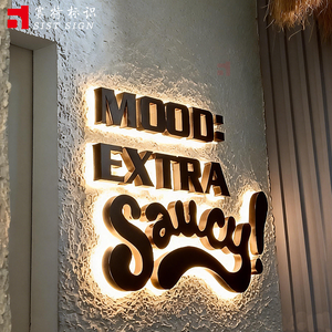 Enseigne LED rétroéclairée 3D personnalisée, éclairage au néon pour la décoration de bureaux et de maisons, hôtels, bars, centres commerciaux, alimentée par courant alternatif pour une utilisation en hôtellerie, hôtels et bars - Product Image 6