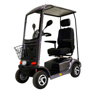 24V 700W de gran tamaño eléctrico de 4 ruedas moblity scooter con techo parabrisas - Product Image 2