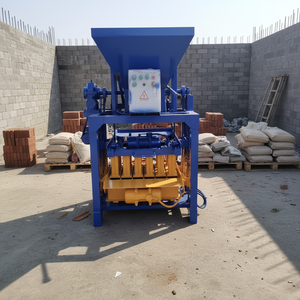 Macchina Semi-Automatica QTJ4-35 per la Produzione di Blocchi, Macchina per Stampaggio Mattoni, Piccolo Macchinario Industriale - Product Image 1