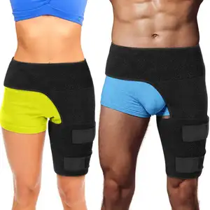 Hommes et femmes Hip & Thigh Sports Recovery Compression Respirant Support Sleeve