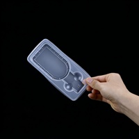 Boîte d'emballage alimentaire jetable transparente en PET écologique pour bâtonnets glacés, boîte à crème glacée personnalisée, barre de crème glacée Haagen-Dazs de haute qualité