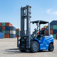 Forklift Listrik Liftron Truck CPD20 untuk Gudang Minuman, Transportasi Kargo, Kapasitas 2T, Baterai Lithium-Ion, Ban Solid, Kecepatan 14km/jam