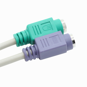 PS/2 6-pin <span class=keywords><strong>Adapter</strong></span> Nam để đôi nữ <span class=keywords><strong>PS2</strong></span> Y cáp cho bàn phím và chuột - Product Image 2