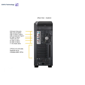 Supermicro a Workstation AS 5014A TT 5U Full Tower Threadripper PRO for AI Training and 3D Rendering Flexible Configurations for - Product Image 4