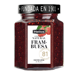 Marmellata Naturale di Lampone Helios 330G Realizzata con Frutta Locale di Huelva - Product Image 1