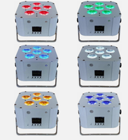 6X18W sans fil DMX LED plat par avec batterie RGBWAUV spectre de couleurs WiFi télécommande expérience flexibilité ultime