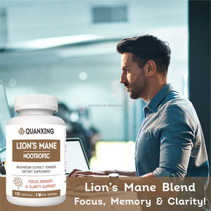 Suplemento de Melena de León Orgánica 1000 mg, Apoyo para la Concentración, Memoria y Claridad Mental, 120 Cápsulas para Adultos - Product Image 3