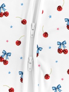 Miozing Unabhängigkeitstag Individuell Bedruckte Bambusfaser Umweltfreundliche Ganzjahres-Babystrampler Weiche Schlafkleidung Großhandel Babykleidung - Product Image 4