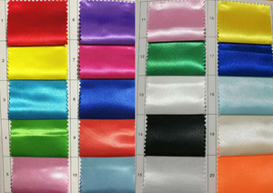 75 * 300D Sợi Ngang 100% Polyester Nhuộm Bóng Satin Vải Chống-Thuốc Trọng Lượng Trung Bình Cho Wedding Dresses & Áo - Product Image 6