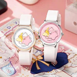 New Trendy Silicone strap hand girl watch fashion women wrist watch montre pour femme quartz watches ladies