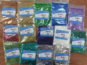 High Quality Biodegradable Wholesale Glitter Decorate Chameleon Glitter Solvent Resistant For Tumbler Crafts