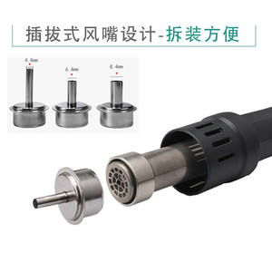 Pistola de ar quente 86chromew, estação de solda de aquecimento livre de chumbo, estação de retrabalho 1000w + bocal ic cpu, placa mãe, ferramenta de reparo de telefone - Product Image 5