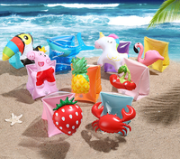 Mart Personnaliser et Vente en Gros PVC 3D Brassard de Natation Gonflable Anneau de Bras de Natation Flotteurs de Bras pour Enfants