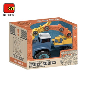 Coche <span class=keywords><strong>de</strong></span> Juguete Ecológico, Camión Excavador <span class=keywords><strong>de</strong></span> Juguete <span class=keywords><strong>de</strong></span> <span class=keywords><strong>Dibujos</strong></span> <span class=keywords><strong>Animados</strong></span>, Juguete Desmontable, Camión <span class=keywords><strong>de</strong></span> Juguete para Desmontar - Product Image 5
