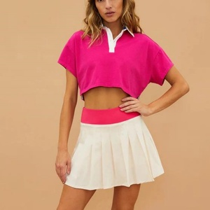 Conjunto Deportivo de Béisbol para Mujer 2025 OEM, Top Polo a la Moda con Falda Deportiva - Product Image 1