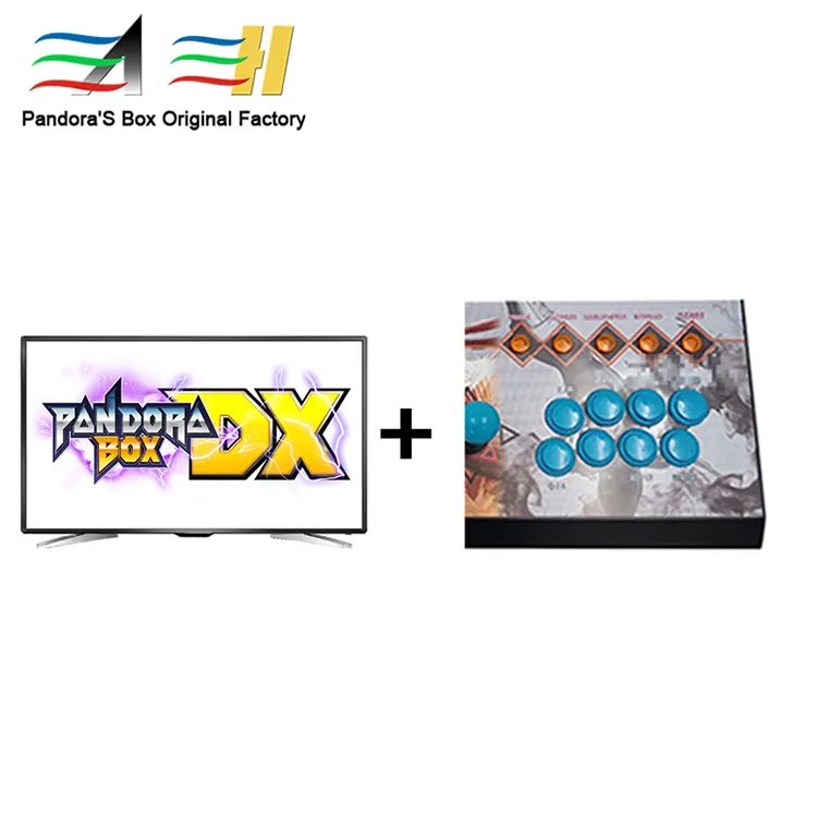 Console de vídeo game pandora's box, caixa de arcade de apndora jaycar com 8 botões