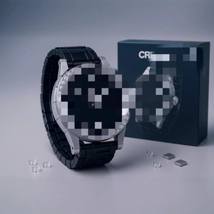 Ensemble de blocs de construction de montres en plastique de la série <span class=keywords><strong>royale</strong></span> personnalisée DIY haut de gamme, pour l'affichage et les collectionneurs - Product Image 2