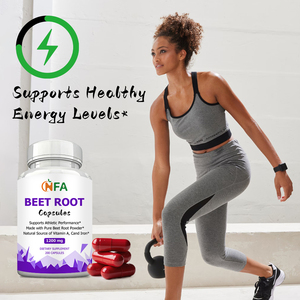 Cápsulas de Remolacha de Alta Calidad 1200mg con Polvo de Remolacha, Vitamina A, Apoyo al Rendimiento, Energía, Presión Arterial, Antioxidantes - Product Image 4