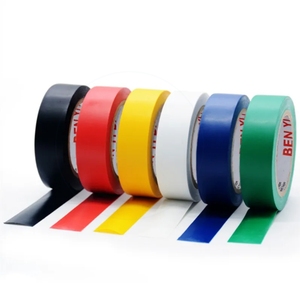 High Voltage Flame Retardant Jumbo Log Roll Black Vinyl <strong>PVC</strong> Electrical Insulation <strong>Tape</strong> Die Cut for Electric Cable Wire Wrap - Product Image 1