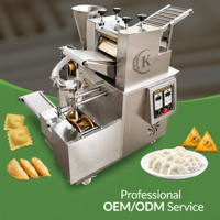 Machine automatique de fabrication de samosas, gyozas, empanadas, wontons et pierogis en acier inoxydable de qualité alimentaire, facile à nettoyer