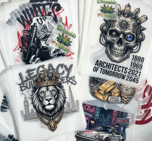 Transferencias DTF de la serie Street, lavables, de alta elasticidad, para camisetas, abrigos, gorras, correas de tela, pegatinas DTF. - Product Image 2