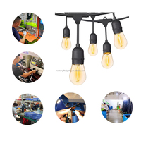 10m solaire IP65 étanche mariage Globe tente Patio jardin intérieur extérieur café décoratif feston guirlandes lumineuses