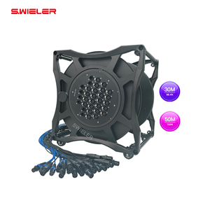 Câble serpent OEM personnalisé de 30m de long <span class=keywords><strong>audio</strong></span> 32 canaux flexible avec câble de scène de réduction des interférences à faible bruit de 100 pieds - Product Image 1