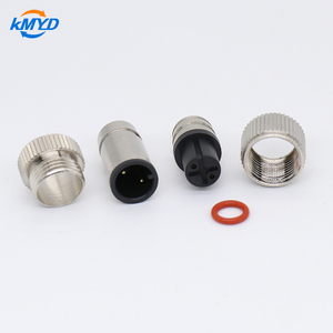 KMYD M12 A-Code 2-17-pins afgeschermde gegoten IP67 waterdichte mannelijke vrouwelijke adapter - Product Image 6