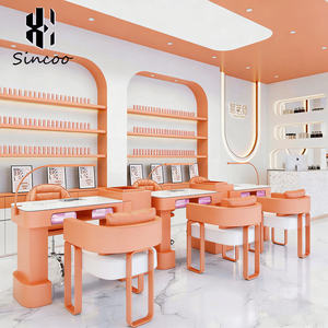 Light Luxury Custom Colors Metal Manicure Table Set with Gel Lamp and Big Drawers for Fashion Salon <b>Nail</b> Artist <b>Desk</b> - Product Image 3
