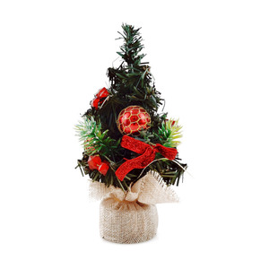 Navidad Mini árbol de Navidad Pequeños adornos de escritorio hechos a mano 20cm Decoraciones para árboles de Navidad - Product Image 2