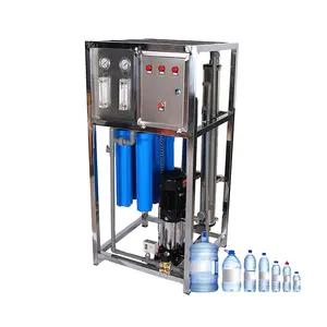 Purificador de água comercial 500L/H equipamento de purificação de água RO Dispensador de beber em linha reta