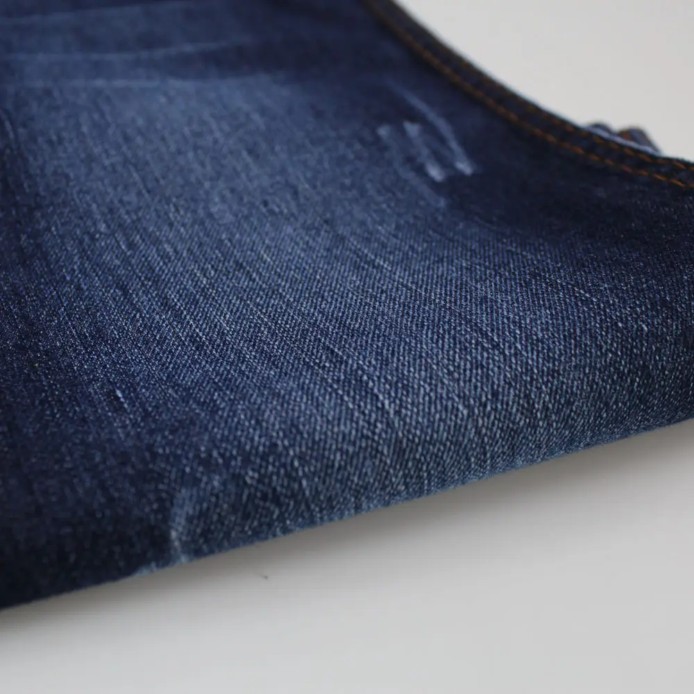 9.6oz Denim Fabric Jeans Camo Shoes Men Women Woven Washed Denim Fabric Factory in Foshan China Underwear Fabric TWILL Diesel