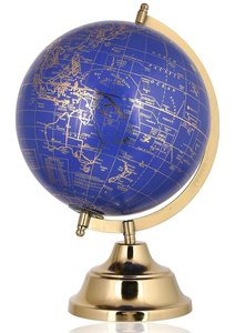 Desktop Armillary <b>Globe</b> <b>Rotating</b> Brass Polish Aluminum Base Office Home Decoration Handmade Digital Printing Decorative <b>Globe</b> - Product Image 5