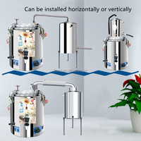 Machine d'extraction et de fabrication de parfum, huiles essentielles, extracteur Commercial de fleurs de Rose et de germanium, équipement pour usage domestique ou usine