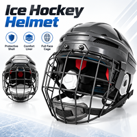 Casque de joueur de hockey sur glace personnalisé avec doublure de protection confortable